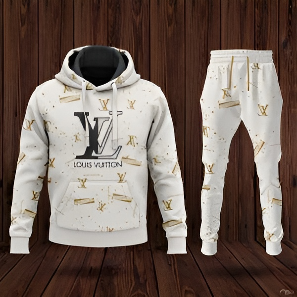 Louis Vuitton Eagle Hoodie Long Pants 3d Set Lv Luxury Clothing Clothes  Outfit For Men - Family Gift Ideas That Everyone Will Enjoy