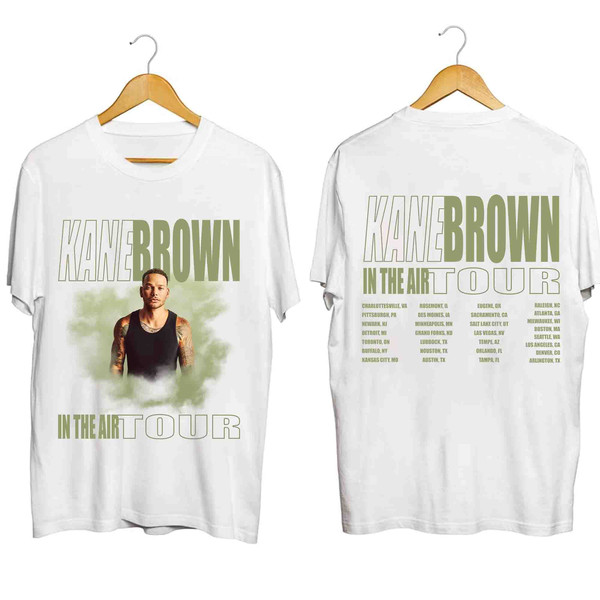 Kane Brown In The Air Tour 2024 Shirt, Kane Brown Fan Shirt, Kane Brown 2024 Concert Shirt, In The Air Concert Shirt For Fan - 2.jpg