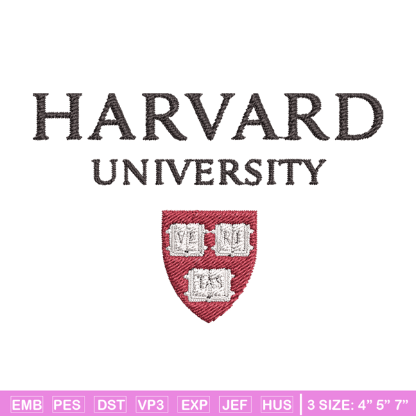 Harvard Crimson embroidery, Harvard Crimson embroidery, Football embroidery, Sport embroidery, NCAA embroidery. (10).jpg