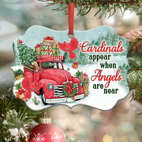Cardinals Appear When Angels Are Near Ornament PNG, Benelux Christmas Ornament, PNG Instant Download, Xmas Ornament Sublimation Designs - 1.jpg