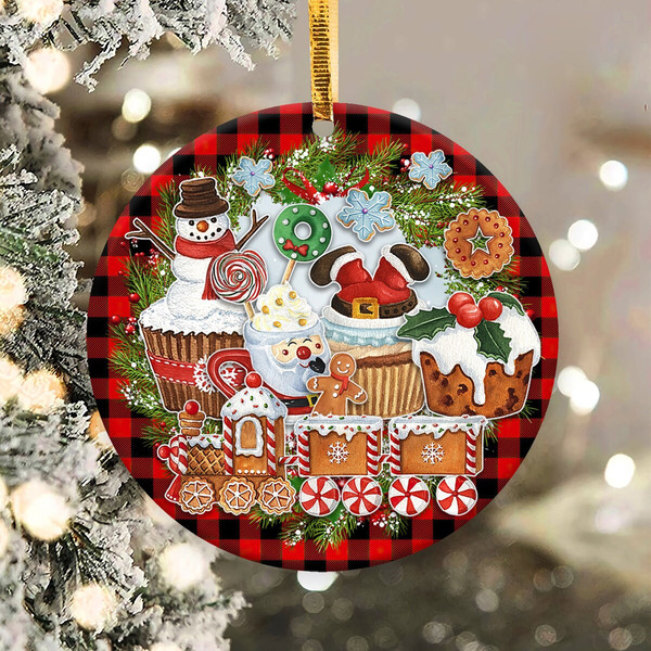 Christmas Snack Ornament Png, Round Christmas Ornament, PNG Instant Download, Xmas Ornament Sublimation Designs Downloads - 1.jpg