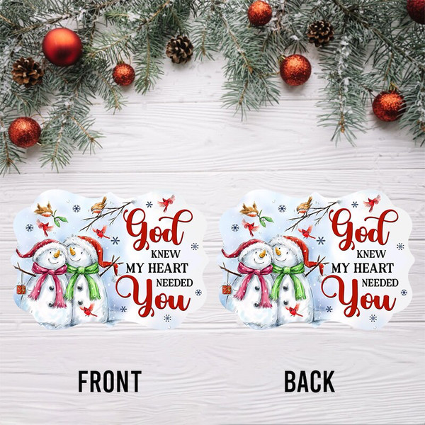 God Knew My Heart Needed You Ornament PNG, Benelux Christmas Ornament, PNG Instant Download, Xmas Ornament Sublimation Designs Downloads - 3.jpg