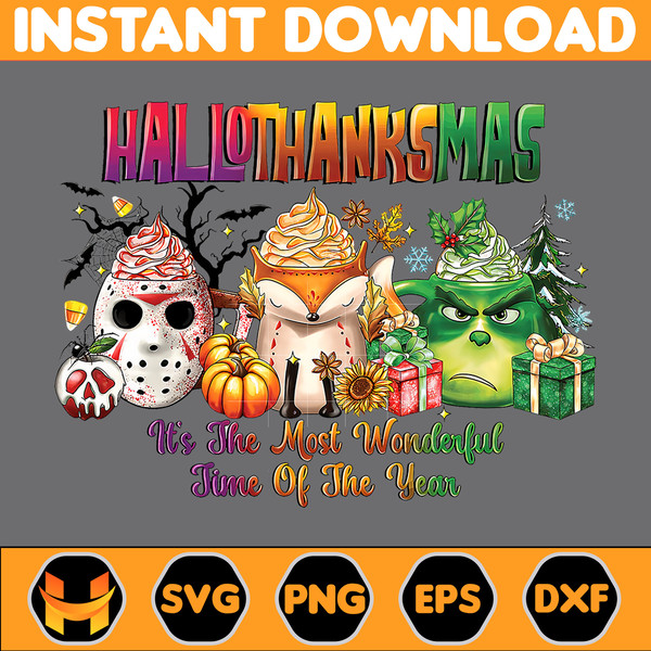 Happy Hallothanksmas Svg, Teeth Clipart, Fall Svg, Halloween Svg, Christmas Svg, Western snow Svg, Instant Download (1).jpg