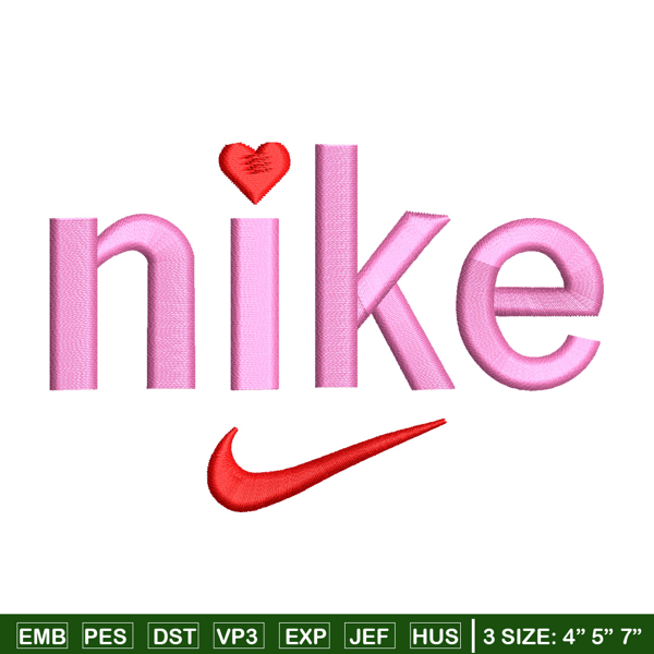 Nike x pink embroidery design, Nike embroidery, Nike design, Embroidery shirt, Embroidery file, Digital download.jpg