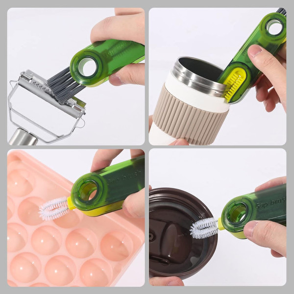3 In 1 Cup Lid Cleaning Brush - Inspire Uplift
