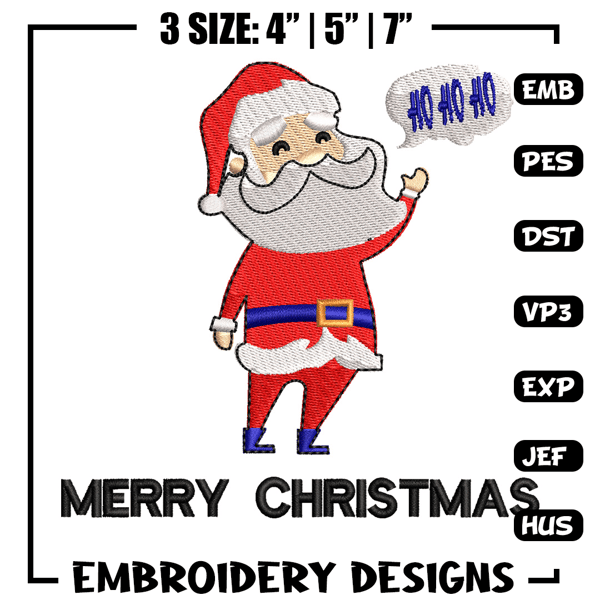 Satan hohoho embroidery design, Chrismas embroidery, Embroidery file, Embroidery shirt, Emb design,Digital download.jpg