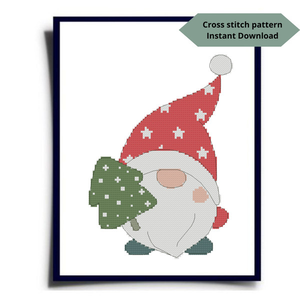 christmas gnome cross stitch pattern PDF(27).png