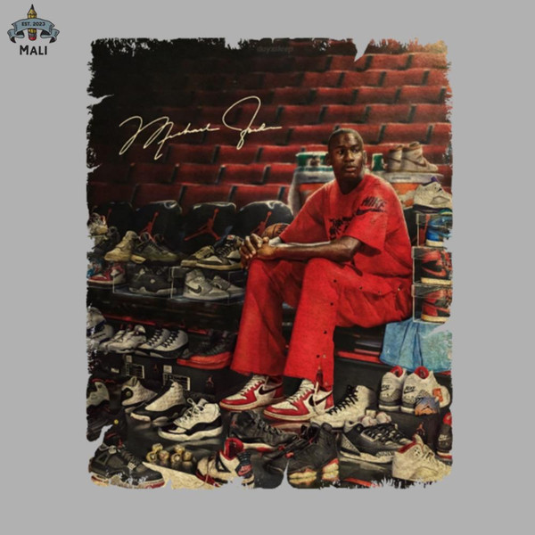 ML974-Michael Jordan with The Sneakers Legend PNG Download.jpg