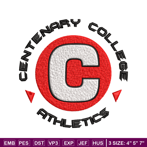 Centenary Gentlemen embroidery design, Centenary Gentlemen embroidery, logo Sport embroidery, NCAA embroidery..jpg