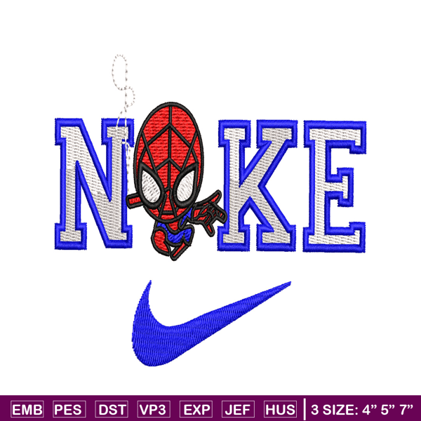 Chibi Spiderman embroidery design, Chibi Spiderman embroidery, logo design, embroidery file, Digital download..jpg