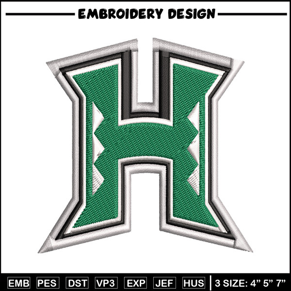Hawaii Warriors embroidery design, Hawaii Warriors embroidery, logo Sport, Sport embroidery, NCAA embroidery..jpg