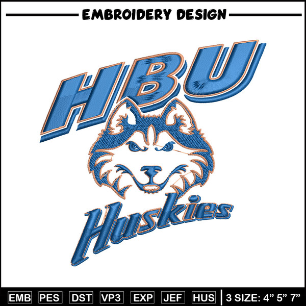 Houston Baptist Huskies embroidery design, Houston Baptist Huskies embroidery, logo Sport embroidery, NCAA embroidery..jpg