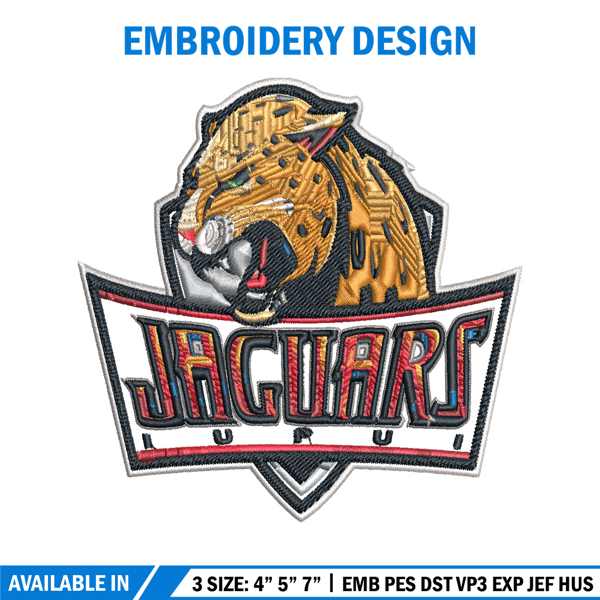 IUPUI Jaguars embroidery design, IUPUI Jaguars embroidery, logo Sport, Sport embroidery, NCAA embroidery..jpg