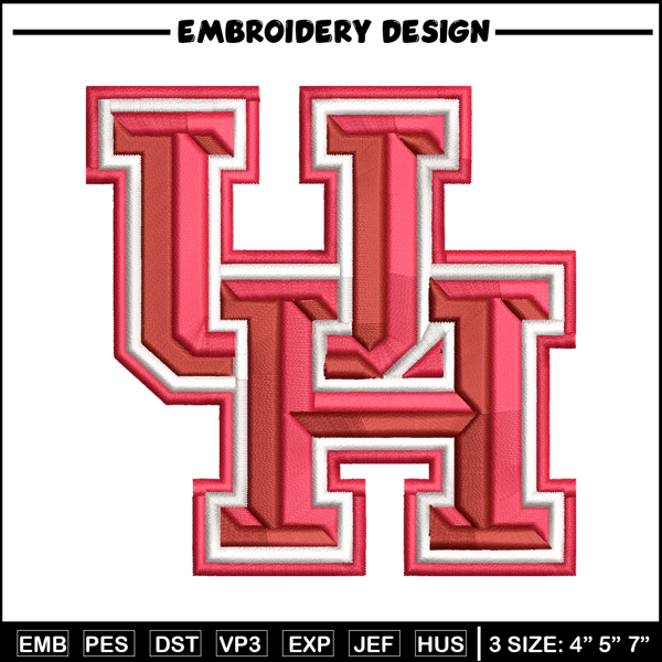 Houston Cougars embroidery design, Houston Cougars embroidery, logo Sport, Sport embroidery, NCAA embroidery..jpg