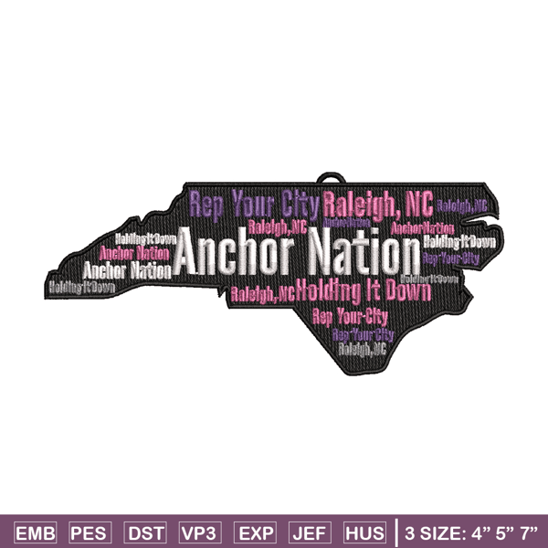 The Anchor Nation Logo embroidery design, logo embroidery, logo design, Embroidery file, logo shirt, Instant download..jpg