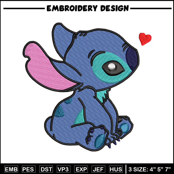 Stitch cartoon embroidery design, Stitch cartoon embroidery, Logo shirt, Disney embroidery, Digital download.jpg