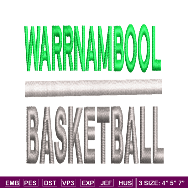 Warrnambool Basketball embroidery design, Warrnambool Basketball embroidery, logo design, logo shirt, Digital download..jpg