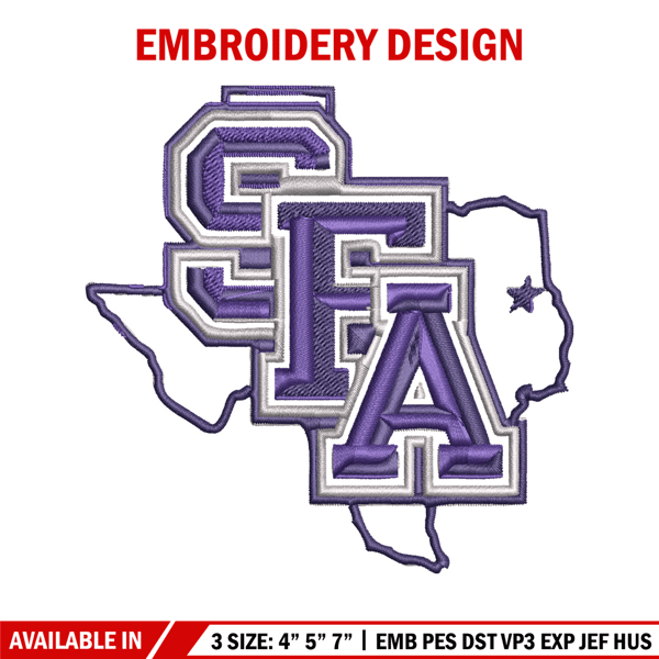 Stephen F. Austin Lumberjacks embroidery design, logo embroidery, logo Sport, Sport embroidery, NCAA embroidery..jpg