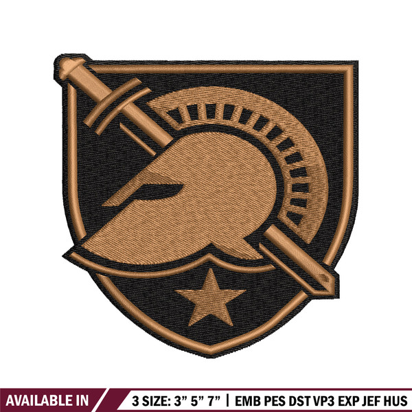 Army Black Knights embroidery design, Army Black Knights embroidery, Sport embroidery, NCAA embroidery..jpg