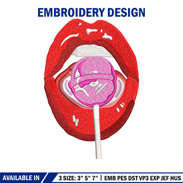 Lips lollipop embroidery design, Lips embroidery, Embroidery file, Embroidery shirt, Emb design, Digital download.jpg