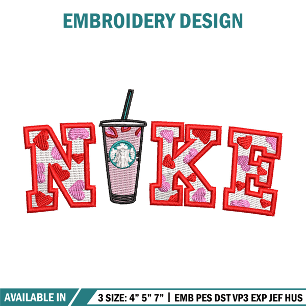 Nike starbuck embroidery design, Starbuck embroidery, Nike design, Embroidery shirt, Embroidery file,Digital download.jpg