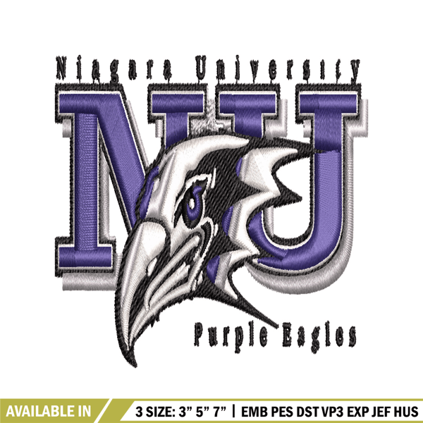 Niagara Purple Eagles embroidery, Niagara Purple Eagles embroidery, logo Sport, Sport embroidery, NCAA embroidery..jpg
