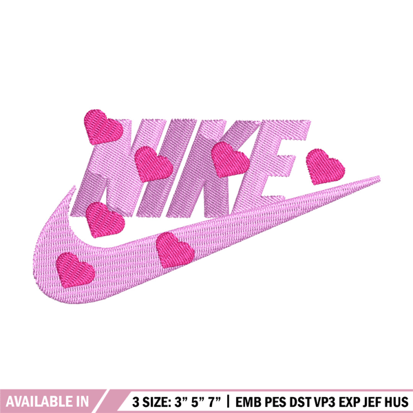 Nike heart embroidery design, Nike embroidery, Nike design, Embroidery shirt, Embroidery file, Digital download.jpg