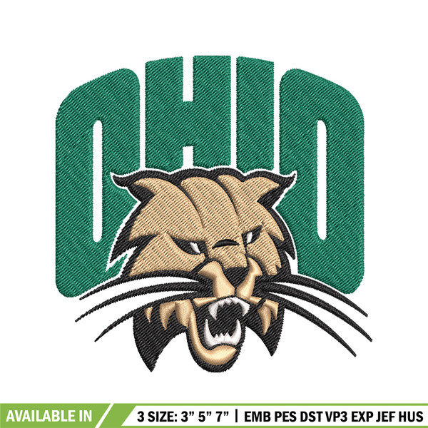 Ohio Bobcats embroidery design, Ohio Bobcats embroidery, logo Sport, Sport embroidery, NCAA embroidery..jpg