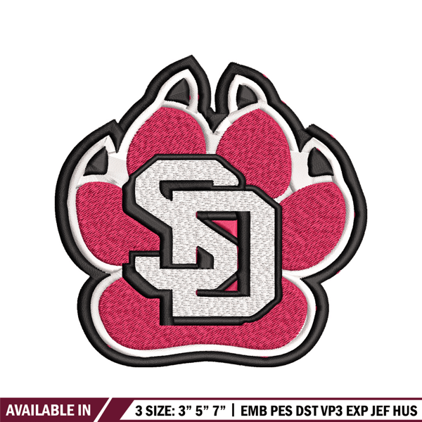 South Dakota Coyotes embroidery design, South Dakota Coyotes embroidery, logo Sport, Sport embroidery, NCAA embroidery..jpg