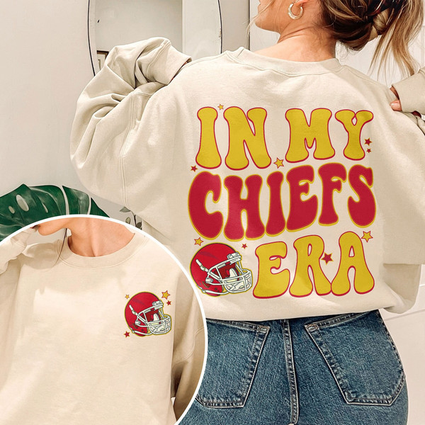 In My Chiefs Era Sweatshirt, Kelce T-Shirt, America Football Sweatshirt,  Chief Era Shirts, KC Football