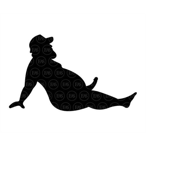 Thick Sexy Curvy Mudflap Guy Svg Penis Svg Fat Chubby Man Inspire Uplift