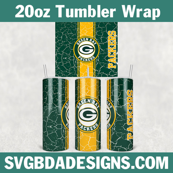 Green Bay Packers 20oz. Fashion Color Powdercoat Tumbler