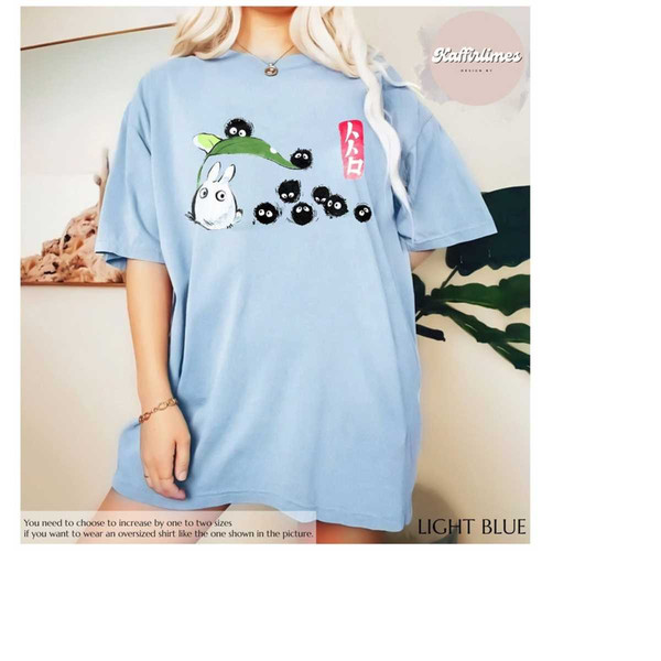 Totoro T-Shirt, Cute Totoro T-Shirt, Studio Ghibli T-Shirt, - Inspire Uplift