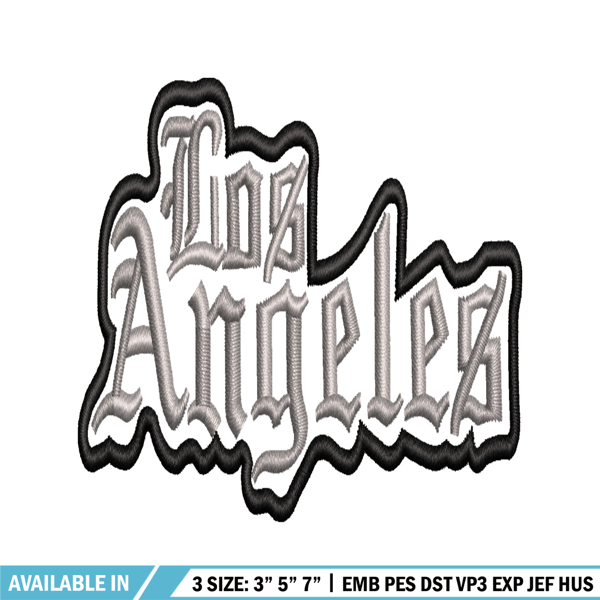 Los Angeles logo embroidery design, Los Angeles Logo embroidery, logo design, embroidery file, Digital download..jpg