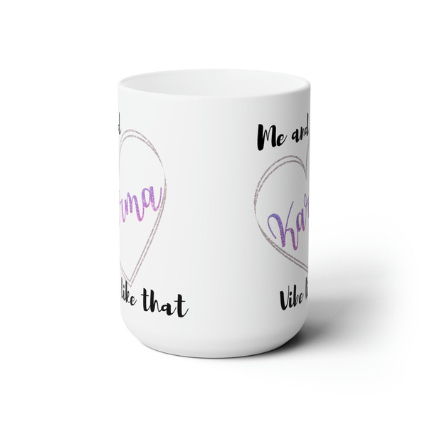 Me and Karma Vibe Like That TaylorSwift Ceramic Coffee Mug 15oz, Fan Gift, Taylor Swift Mug, Eras Tour - 2.jpg