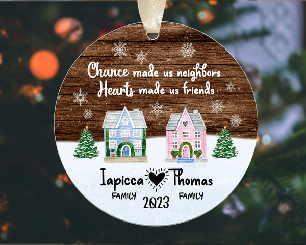 Neighbor Ornament Moving Away Gift Ornament Gift for 