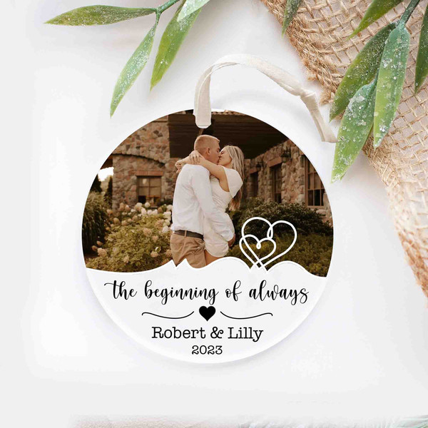 Personalized Engaged Ornament, Engaged Christmas Ornament, P - Inspire  Uplift