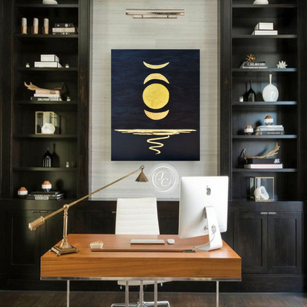 Moon-phases-wall-art-cabinet-art-office-painting-modern-abstract-artwork