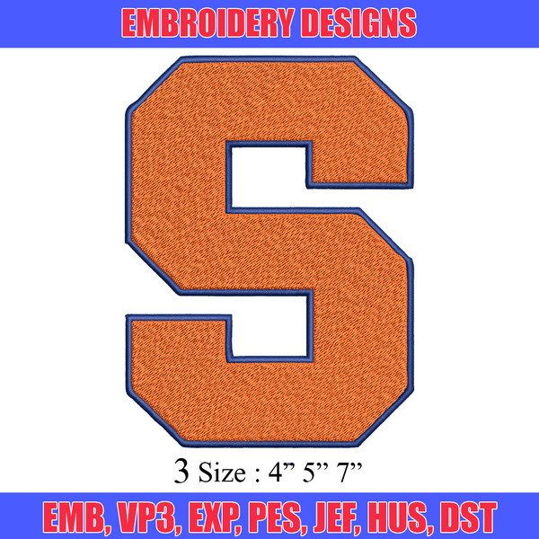Syracuse Orange embroidery design, Syracuse Orange embroidery, logo Sport, Sport embroidery, NCAA embroidery..jpg