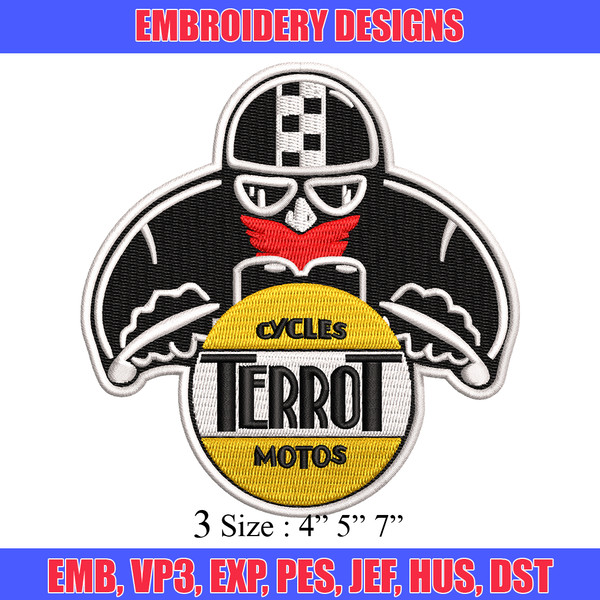 Terrot logo embroidery design, Terrot logo embroidery, logo design, embroidery file, logo shirt, Digital download..jpg