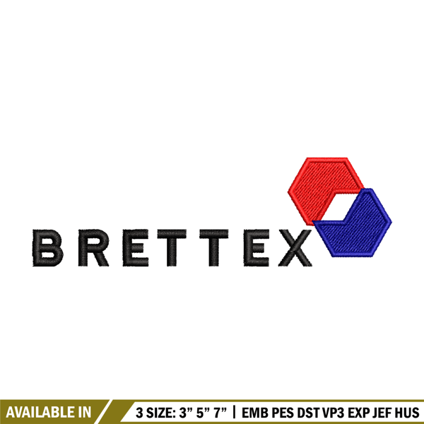 Brettex Logo embroidery design, Brettex Logo embroidery, logo design, Embroidery file, logo shirt, Instant download..jpg