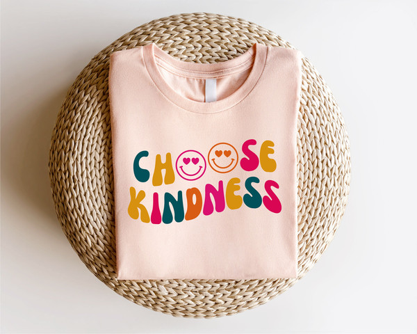 Choose Kindness Shirt, Positive Affirmation Shirt, Cute Teacher Smiley Face Shirt, Funny Teacher Shirt, Kindergarten Teacher Shirt, Be Kind - 2.jpg