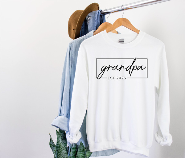 Personalize Grandpa Gift For Fathers Day, Customized Grandpa Sweatshirt, Gift for Grandparent, New Grandpa, Fathers Day Gift, Dad Sweatshirt - 7.jpg