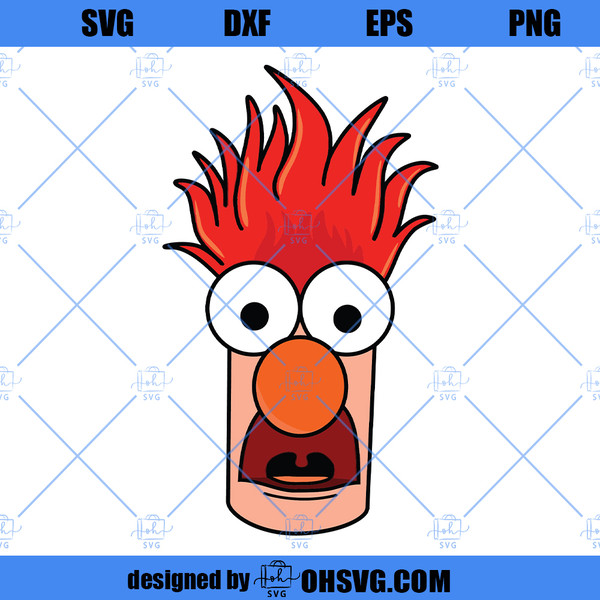 Beaker Meepers SVG, Vintage Beaker The Muppet SVG, Funny Bea - Inspire ...
