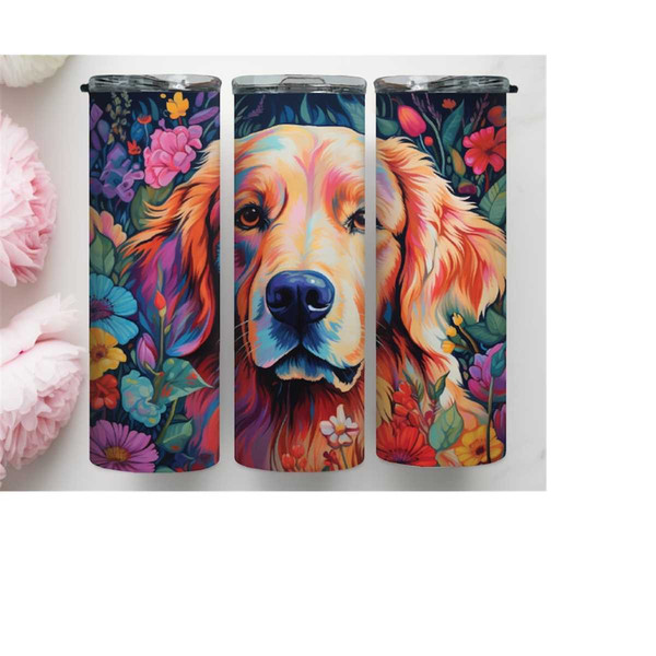 25102023152559-3d-dog-and-flowers-20-oz-tumbler-png-dog-floral-skinny-image-1.jpg