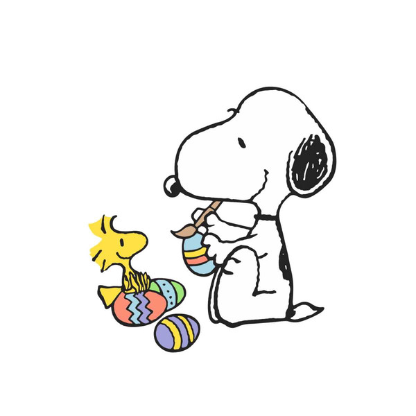 Snoopy Easter Garden Flag, Easter Day Garden Flag sold by