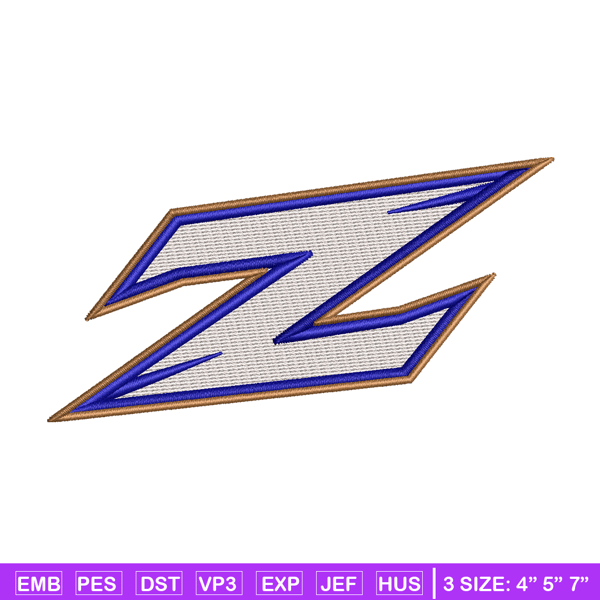 Akron Zips embroidery design, Akron Zips embroidery, logo Sport, Sport embroidery, football embroidery, NCAA embroidery..jpg