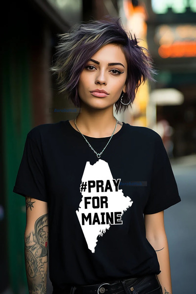 Pray for Maine Shirt, Lewiston Maine Pray.jpg
