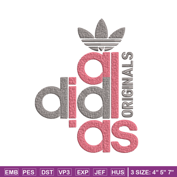 Adidas originals Embroidery Design, Adidas Embroidery, Brand Embroidery, Embroidery File, Logo shirt, Digital download.jpg