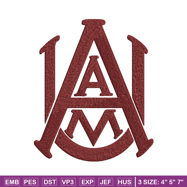 Alabama A&M Bulldogs embroidery design, Alabama A&M Bulldogs embroidery, logo Sport embroidery, NCAA embroidery..jpg